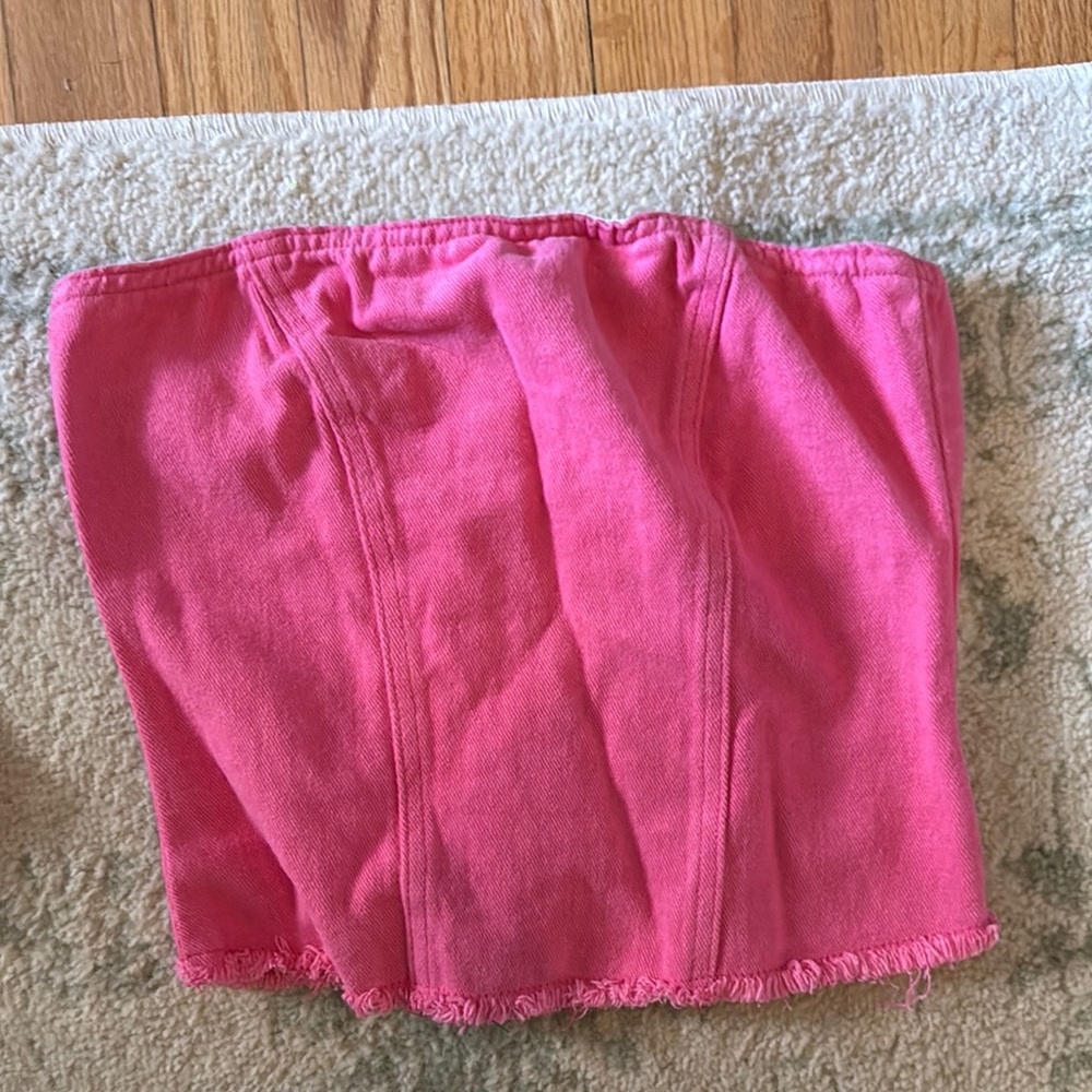 Superdown Pink Tube Top